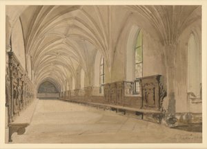 Hall from the Pelplin Monastery by Eduard Gaertner