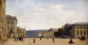 Unter den Linden, Berlin by Johann Philipp Eduard Gartner