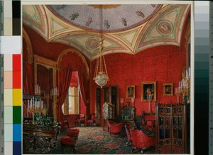 The Study of Empress Alexandra Fyodorovna by Eduard Hau