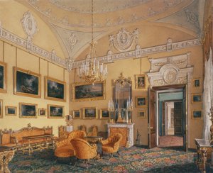 Interiors of the Winter Palace. The First Reserved Apartment. The Drawing-Room of Duke Maximilian Le