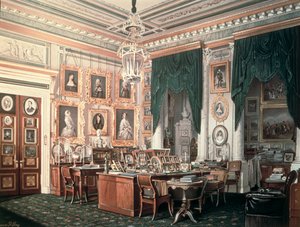 The Study of Alexander III at Gatchina Palace, c.1881