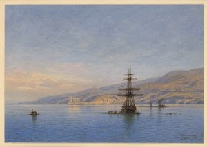Miramare Castle in the Bay of Grignano near Trieste