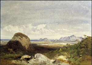 Coastal Landscape by Eduard Hildebrandt