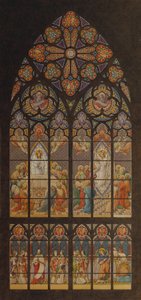 Design for a Stained Glass Window of the Votive Church in Vienna by Eduard Jakob von Steinle