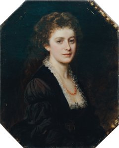 Portrait of a Lady by Eduard Ritter von Engerth