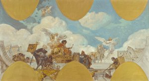 Apotheosis of Emperor Maximilian I by Eduard Veith