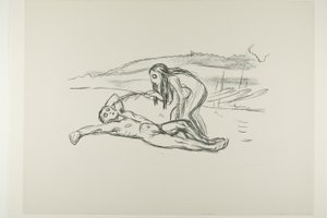 Alpha and Omega by Edvard Munch