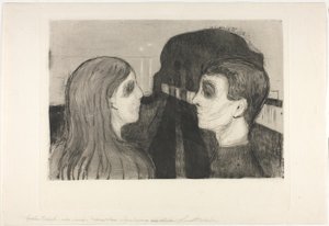 Attraction II by Edvard Munch