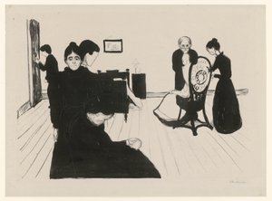 Death in the Sickroom by Edvard Munch