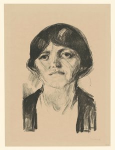 Head of a Woman by Edvard Munch