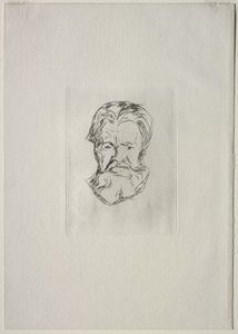 Head of a Man by Edvard Munch