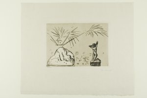 Interior with Sculptures by Edvard Munch