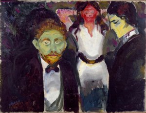 Jealousy by Edvard Munch