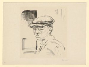 Young Servant (Jarl) by Edvard Munch