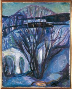 Winter Landscape, Ekely by Edvard Munch