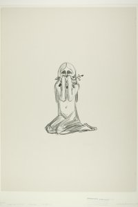 Omega and the Flower by Edvard Munch