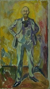 Portrait of Professor Daniel Jacobson by Edvard Munch