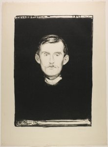 Self-Portrait by Edvard Munch