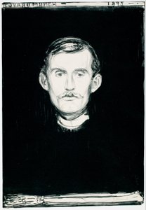 Self-Portrait by Edvard Munch