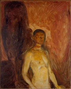 Self Portrait in Hell by Edvard Munch