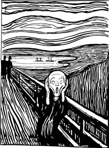The Scream, 1895 by Edvard Munch