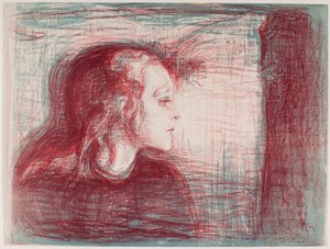 The Sick Child I by Edvard Munch