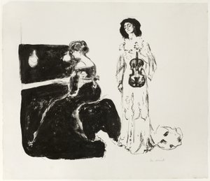 The Violin Concert by Edvard Munch