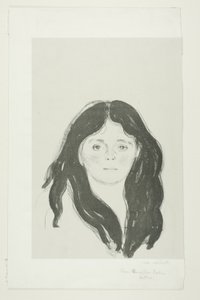Young Woman from the Latin Quarter by Edvard Munch