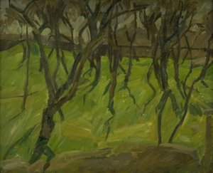 Trees on Christianshavns Rampart by Edvard Weie
