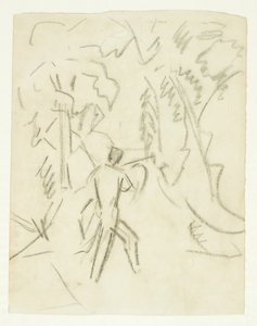 Sketch for the Painting Faun and Nymph