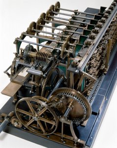 Detail of the Scheutz Difference Engine No 3 by Edvard and Scheutz Per Georg  Scheutz