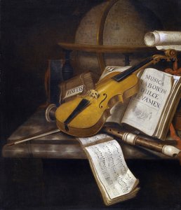Vanitas Still Life by Edwaert Colyer or Collier
