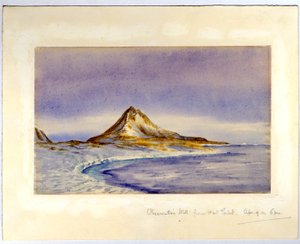 Observation Hill from Hut Point, 1911