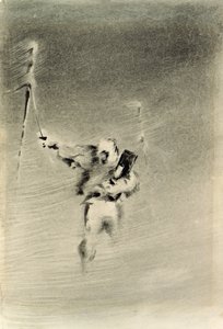 Taking Observations in a Blizzard by Edward Adrian Wilson