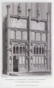 Monument of Margaret Countess of Salisbury, in the Collegiate Church of Christchurch by Edward Blore
