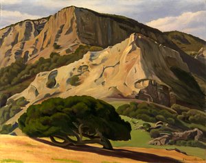 Oaks and Rocks--San Luis Obispo, 1930