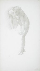 Bending Female Nude