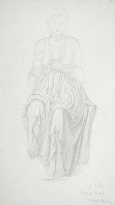 Seated Woman by Edward Burne-Jones