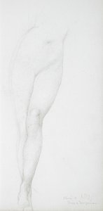 Study of Female Legs by Edward Burne-Jones