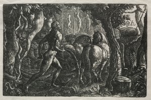 The Ploughman by Edward Calvert