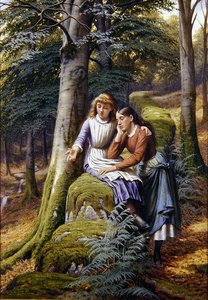 Two Girls in a Landscape