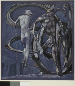 Perseus and Andromeda, Study for The Doom Fulfilled