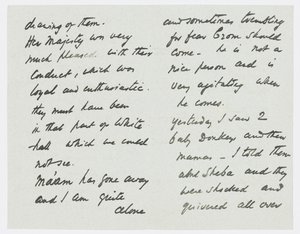 Letter to Angela Thirkell by Edward Burne Jones