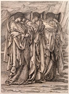 Study for The Challenge in the Wilderness by Edward Burne Jones