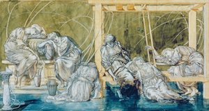 Study for The Garden Court, from the Briar Rose Series