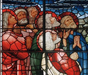 The Ascension Window (detail), 1885