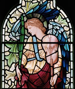 The Minstrel Angel, Angel Musician (detail)