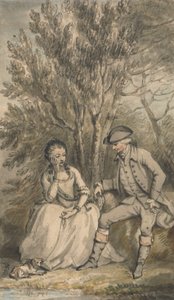 Illustration to A Sentimental Journey: Episode: Maria and her Dog Sylvia