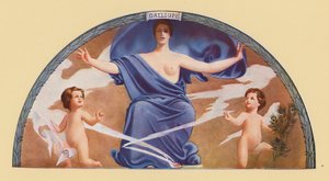 Calliope, Muse of Epic Poetry and Eloquence by Edward Emerson Simmons