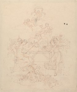 Allegory of Painting and Literature by Edward Francis Burney